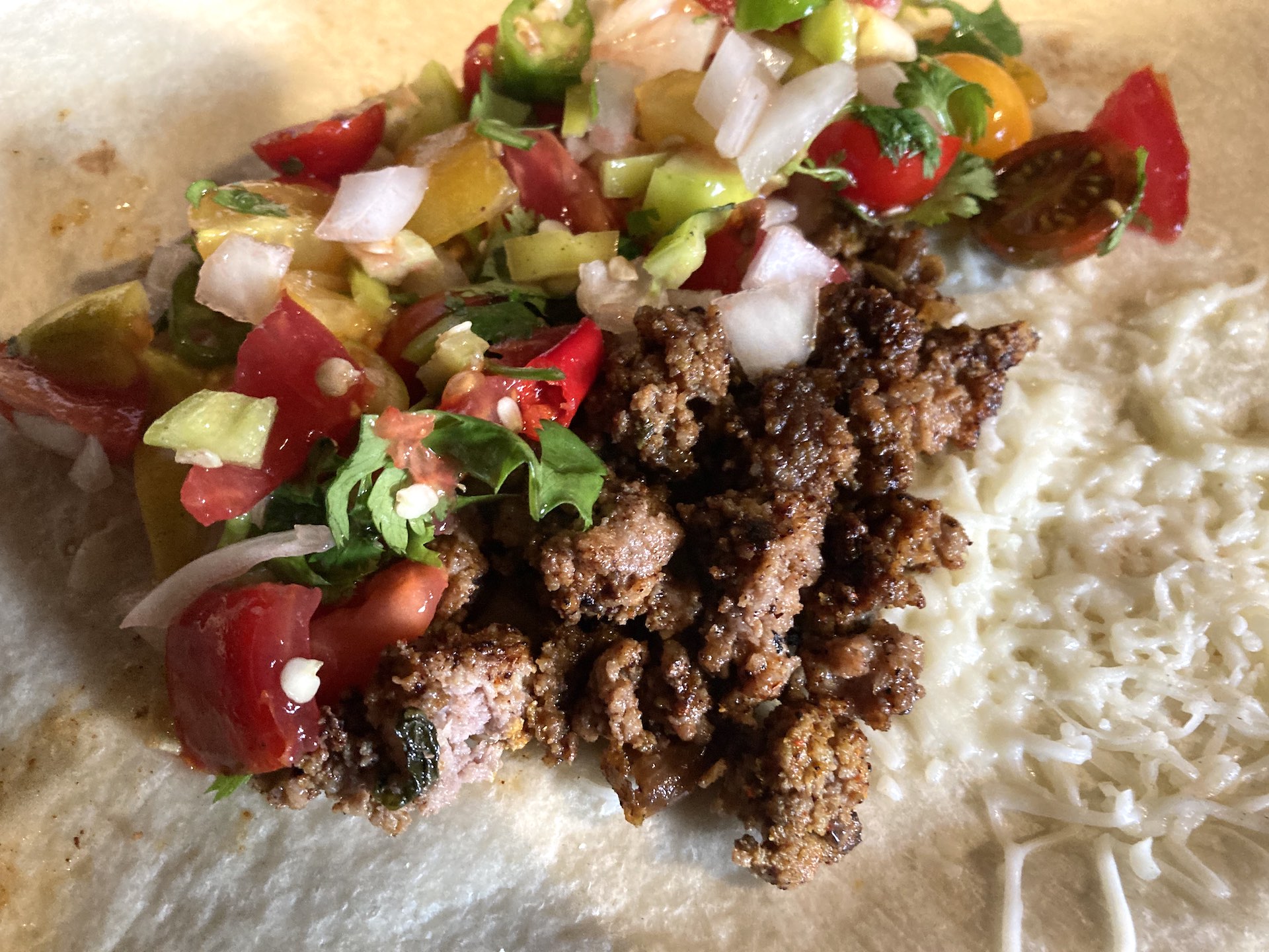 Manga Wurst Taco