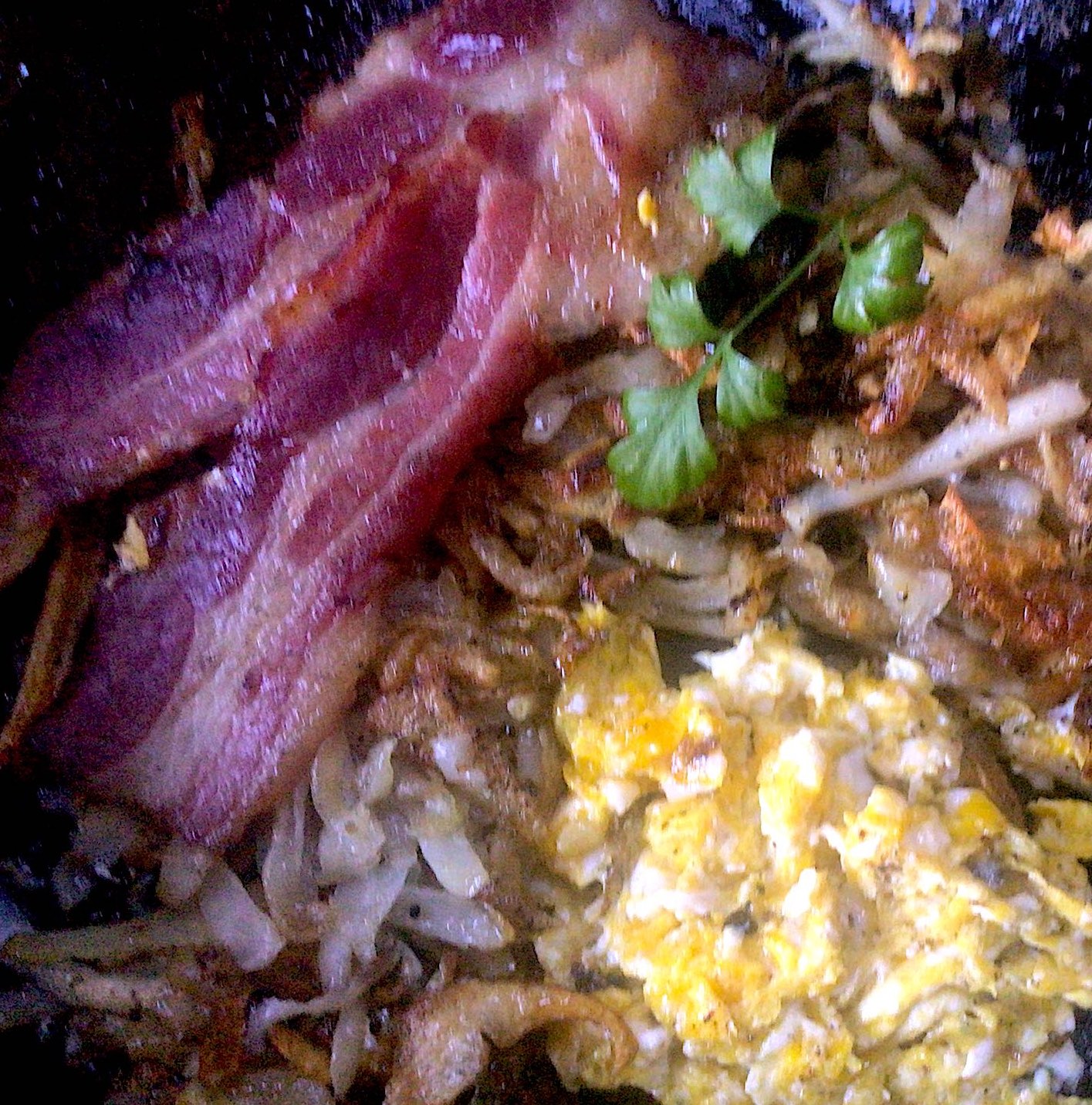 Bacon Eggs Hashbrowns